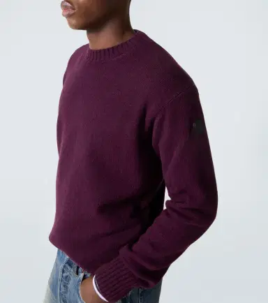 Moncler Ribbed-knit wool and cashmere sweater | Thumbnail 4