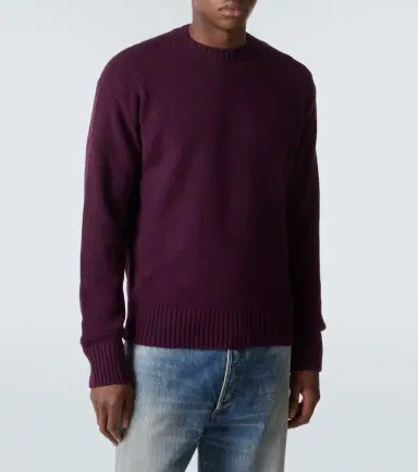 Moncler Ribbed-knit wool and cashmere sweater | Thumbnail 5