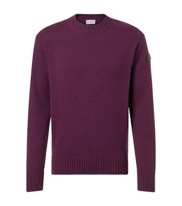 Ribbed-knit wool and cashmere sweater
