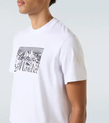 Moncler Logo cotton jersey T-shirt | Thumbnail 2