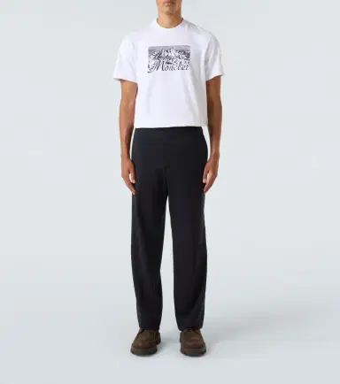 Moncler Logo cotton jersey T-shirt | Thumbnail 3