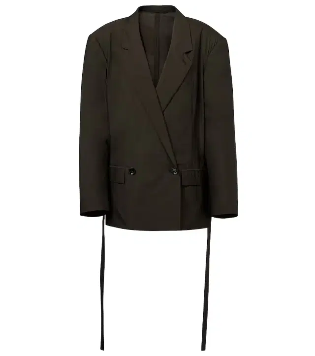 Lemaire Belted cotton and silk blazer