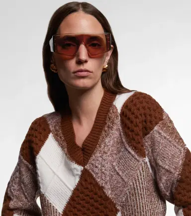 Stella McCartney Runway shield sunglasses | Thumbnail 6