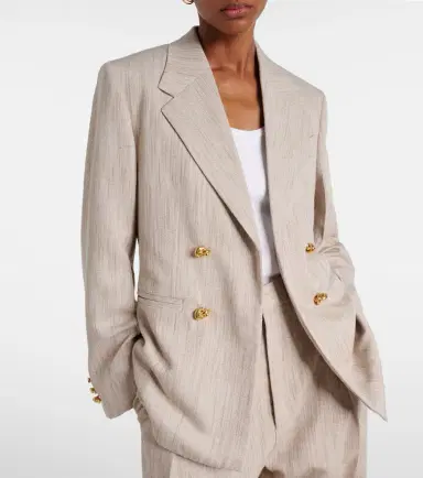 Bottega Veneta Knot single-breasted blazer | Thumbnail 3 Bottega Veneta Knot single-breasted blazer | Thumbnail 3
