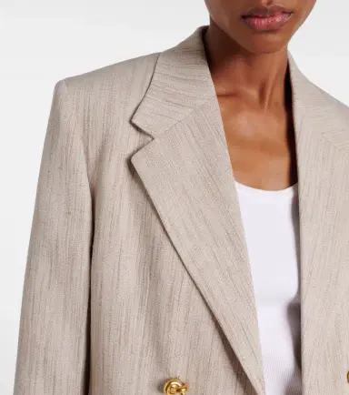Bottega Veneta Knot single-breasted blazer | Thumbnail 4 Bottega Veneta Knot single-breasted blazer | Thumbnail 4