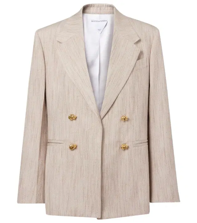 Knot single-breasted blazer