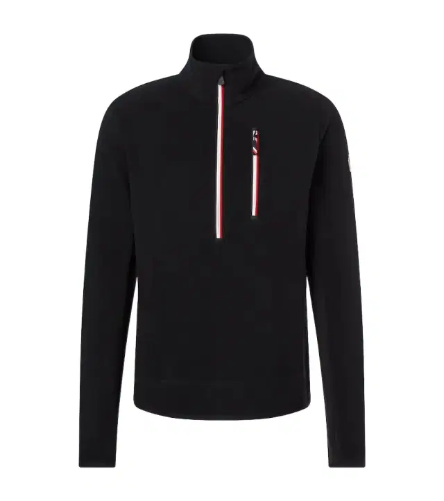 Technical fleece half-zip ski top