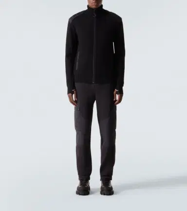 Moncler Grenoble Down-paneled zip-up cardigan | Thumbnail 4 Moncler Grenoble Down-paneled zip-up cardigan | Thumbnail 4