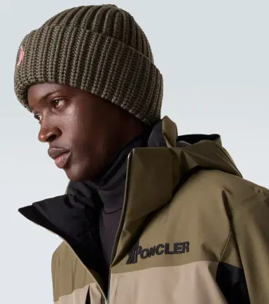 Moncler Grenoble Ribbed-knit virgin wool beanie | Thumbnail 4