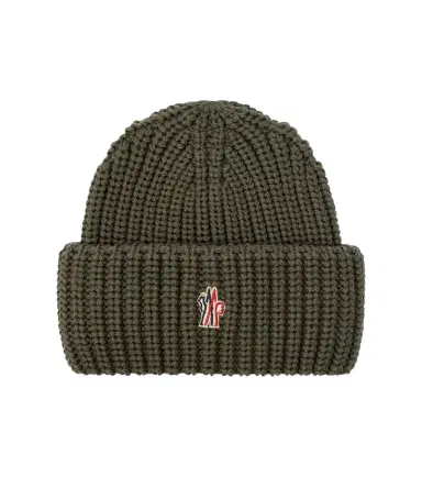 Moncler Grenoble Ribbed-knit virgin wool beanie | Thumbnail 1