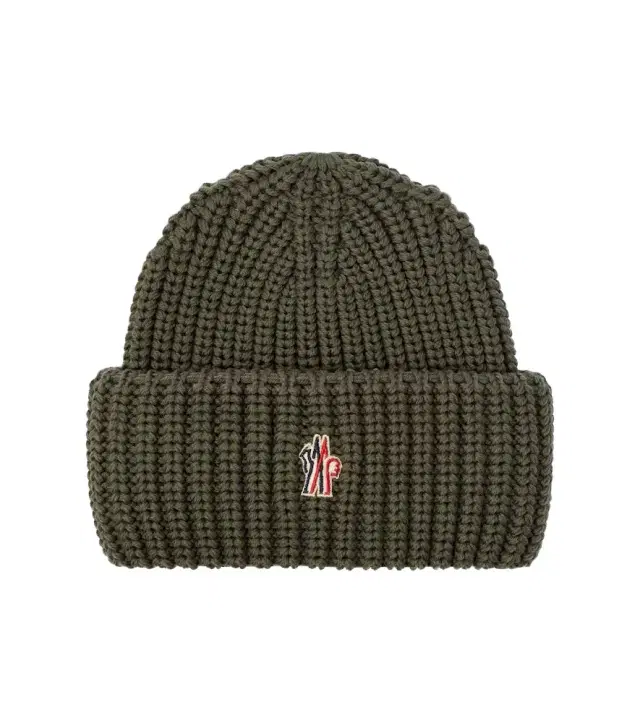 Ribbed-knit virgin wool beanie