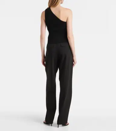 Simkhai Fenix ribbed-knit one-shoulder top | Thumbnail 3