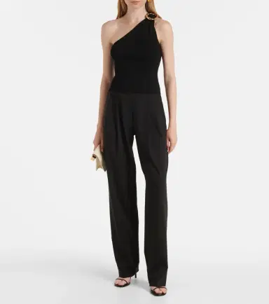 Simkhai Fenix ribbed-knit one-shoulder top | Thumbnail 4