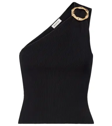 Simkhai Fenix ribbed-knit one-shoulder top | Thumbnail 1