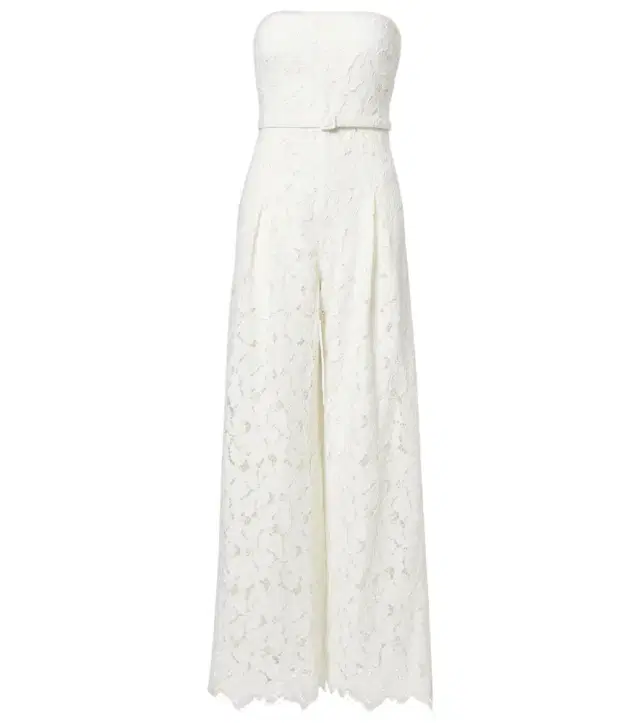 Simkhai Rebecca strapless lace jumpsuit