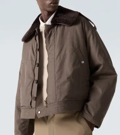 Auralee Cotton gabardine blouson jacket | Thumbnail 3 Auralee Cotton gabardine blouson jacket | Thumbnail 3