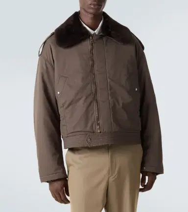 Auralee Cotton gabardine blouson jacket | Thumbnail 5 Auralee Cotton gabardine blouson jacket | Thumbnail 5