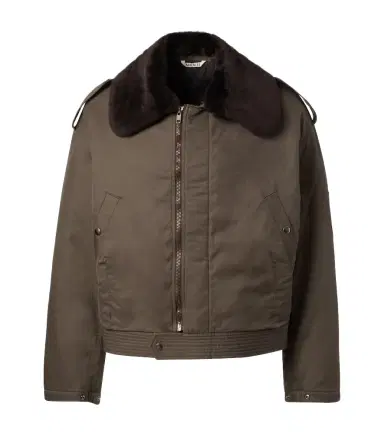 Auralee Cotton gabardine blouson jacket | Thumbnail 1 Auralee Cotton gabardine blouson jacket | Thumbnail 1