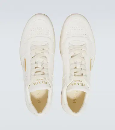 Prada Downtown leather sneakers | Thumbnail 6
