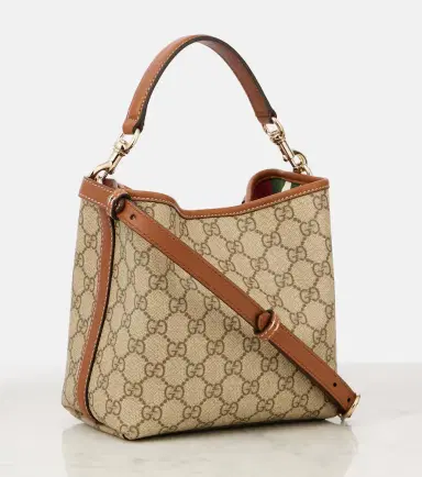 Gucci GG Emblem Small canvas bucket bag | Thumbnail 2