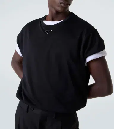 Prada Cotton T-shirt | Thumbnail 4 Prada Cotton T-shirt | Thumbnail 4