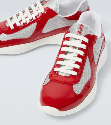 Prada America's Cup leather-trimmed sneakers | Thumbnail 4