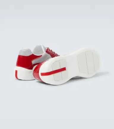 Prada America's Cup leather-trimmed sneakers | Thumbnail 6
