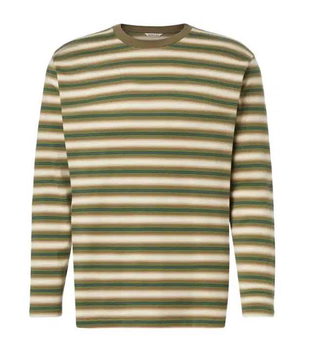 Striped cotton jersey T-shirt