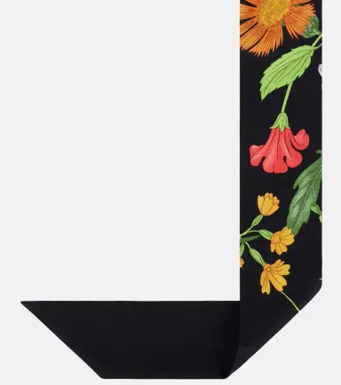Gucci Flora silk twill scarf | Thumbnail 3