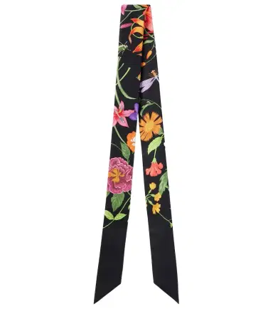 Gucci Flora silk twill scarf | Thumbnail 1