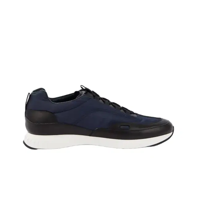 Leather-trimmed slip-on sneakers Leather-trimmed slip-on sneakers