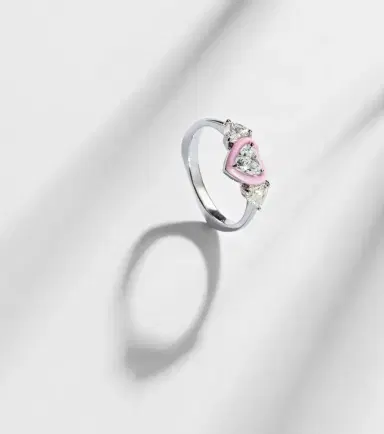 Kamyen 18kt white gold and enamel ring with diamonds | Thumbnail 5 Kamyen 18kt white gold and enamel ring with diamonds | Thumbnail 5