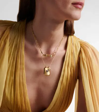 Marie Lichtenberg Caur Percé 18kt yellow and white gold necklace with diamond | Thumbnail 2 Marie Lichtenberg Caur Percé 18kt yellow and white gold necklace with diamond | Thumbnail 2