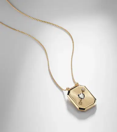Marie Lichtenberg Caur Percé 18kt yellow and white gold necklace with diamond | Thumbnail 4 Marie Lichtenberg Caur Percé 18kt yellow and white gold necklace with diamond | Thumbnail 4