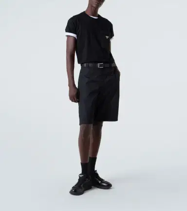 Prada Cotton T-shirt | Thumbnail 4 Prada Cotton T-shirt | Thumbnail 4
