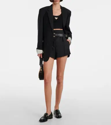 Prada Logo cotton crop top | Thumbnail 3 Prada Logo cotton crop top | Thumbnail 3