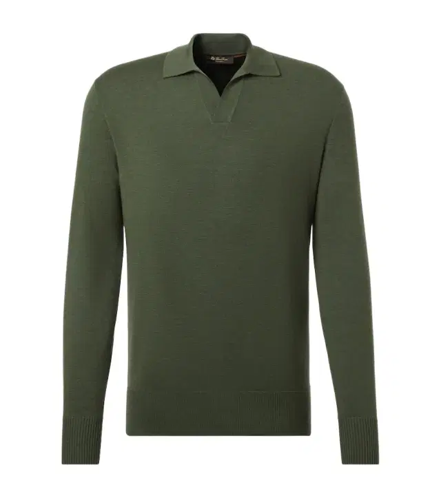 Loro Piana Virgin wool polo sweater