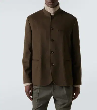 Loro Piana Cash Wish single-breasted wool jacket | Thumbnail 2