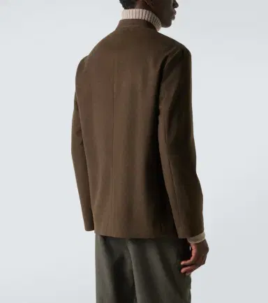 Loro Piana Cash Wish single-breasted wool jacket | Thumbnail 3