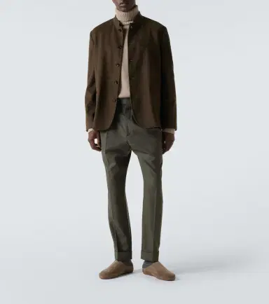 Loro Piana Cash Wish single-breasted wool jacket | Thumbnail 5