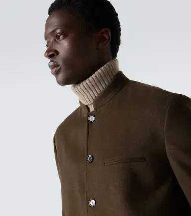 Loro Piana Cash Wish single-breasted wool jacket | Thumbnail 6