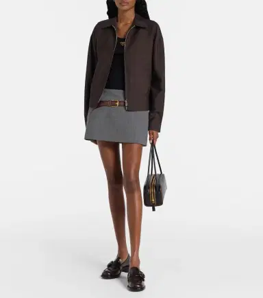 Prada Ribbed-knit cotton jersey tank top | Thumbnail 5