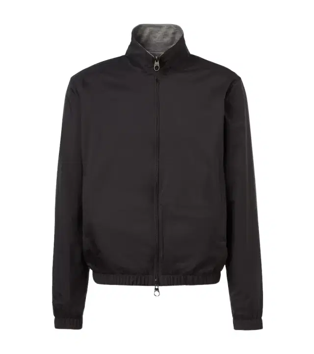 Loro Piana Reversible cashmere bomber jacket