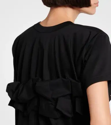 Noir Kei Ninomiya Ruffled cotton top | Thumbnail 4