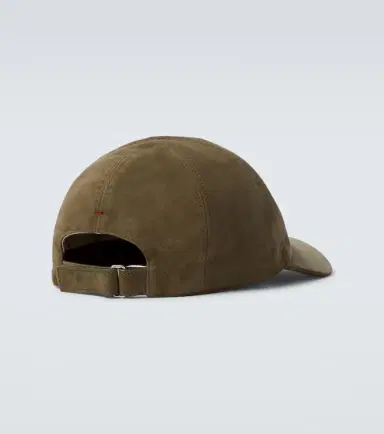 Loro Piana Logo embroidered suede baseball cap | Thumbnail 2 Loro Piana Logo embroidered suede baseball cap | Thumbnail 2