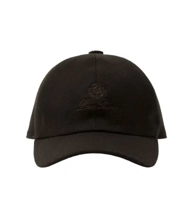 Loro Piana Logo embroidered suede baseball cap
