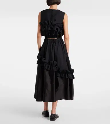 Noir Kei Ninomiya Ruffled wool top | Thumbnail 4