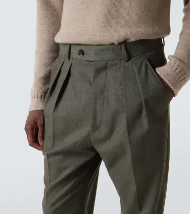 Loro Piana Stafford virgin wool straight pants | Thumbnail 2