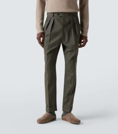 Loro Piana Stafford virgin wool straight pants | Thumbnail 5