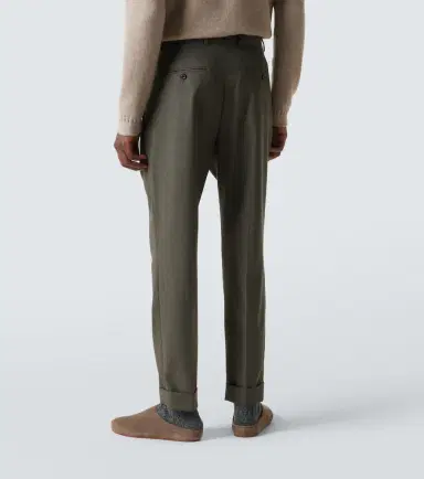 Loro Piana Stafford virgin wool straight pants | Thumbnail 6